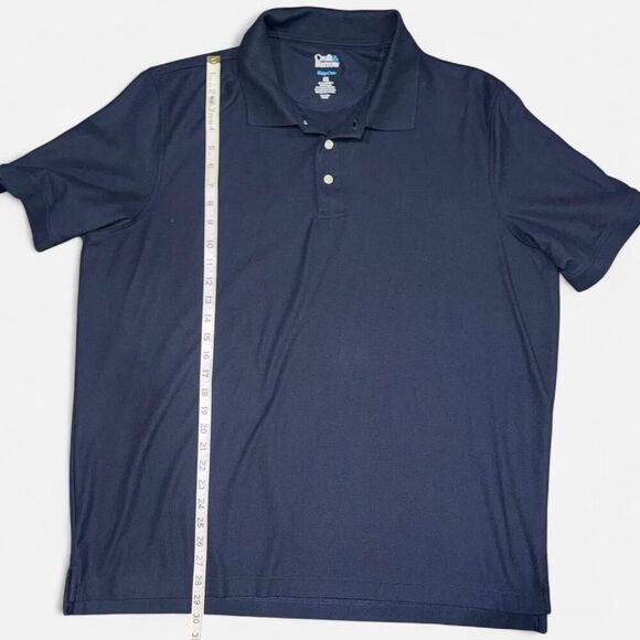 NWOT - Croft & Barrow Navy Blue Short Sleeve Polo Shirt - Picture 5 of 6